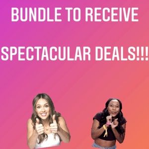 Bundle items for great deals!